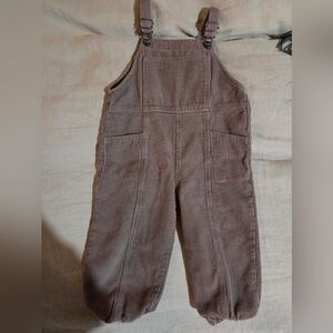Zara Cord Overalls 2-3T